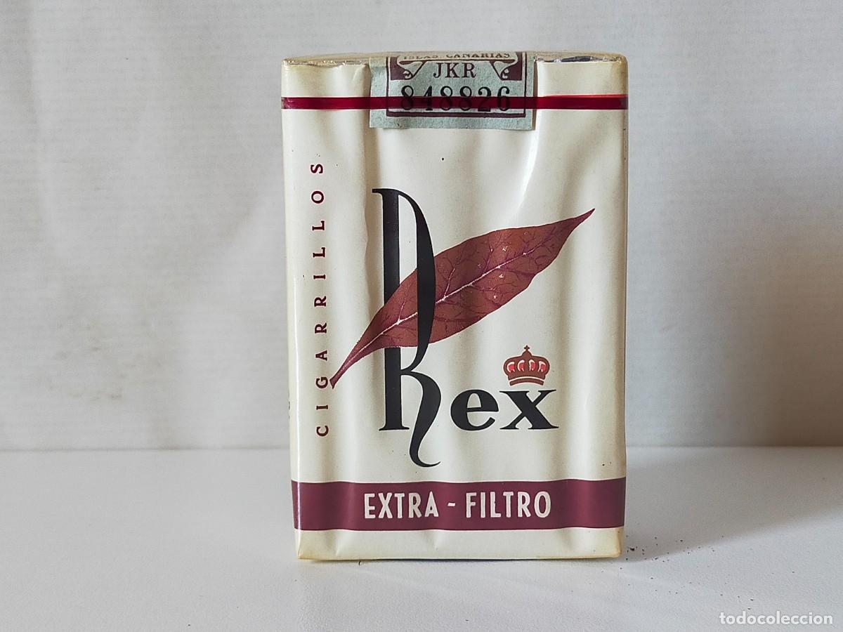 Paquetes de tabaco: Paquete de Tabaco Precintado: REX Extra Filtro ---- Cigarrillos (Islas Canarias)
