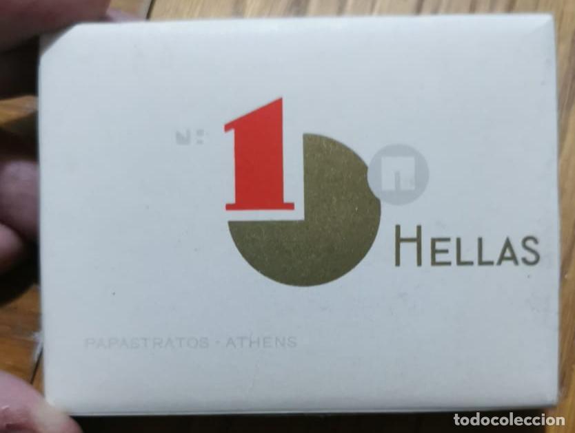 Paquetes de tabaco: ANTIGUA CAJITA PAQUETE TABACO CIGARRILLOS PAPASTRATOS HELLAS FILTER VACIA