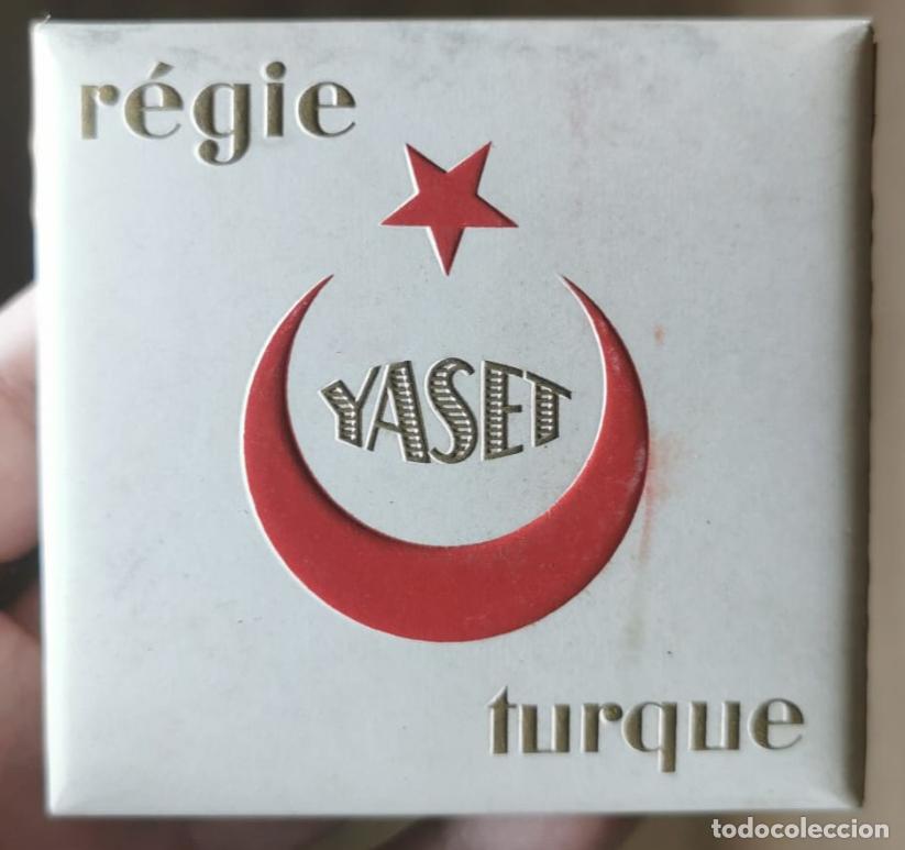 Paquetes de tabaco: ANTIGUA CAJITA PAQUETE TABACO CIGARRILLOS YASET FILTER VACIA
