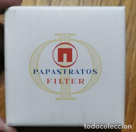 Paquetes de tabaco: ANTIGUA CAJITA PAQUETE TABACO CIGARRILLOS PAPASTRATOS FILTER VACIA