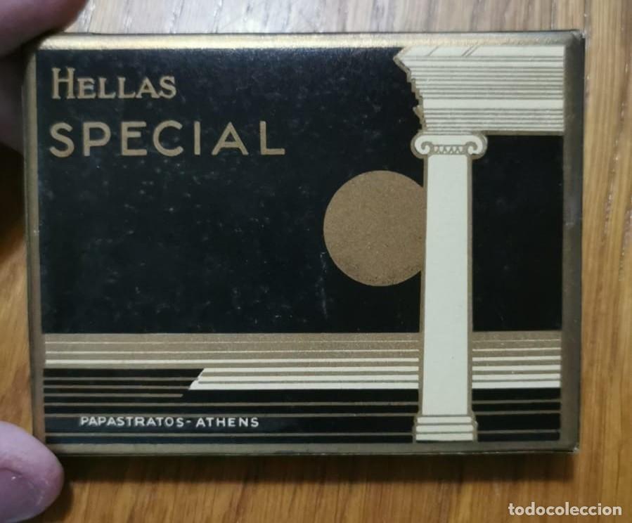 Paquetes de tabaco: ANTIGUA CAJITA PAQUETE TABACO CIGARRILLOS HELLAS SPECIAL VACIA