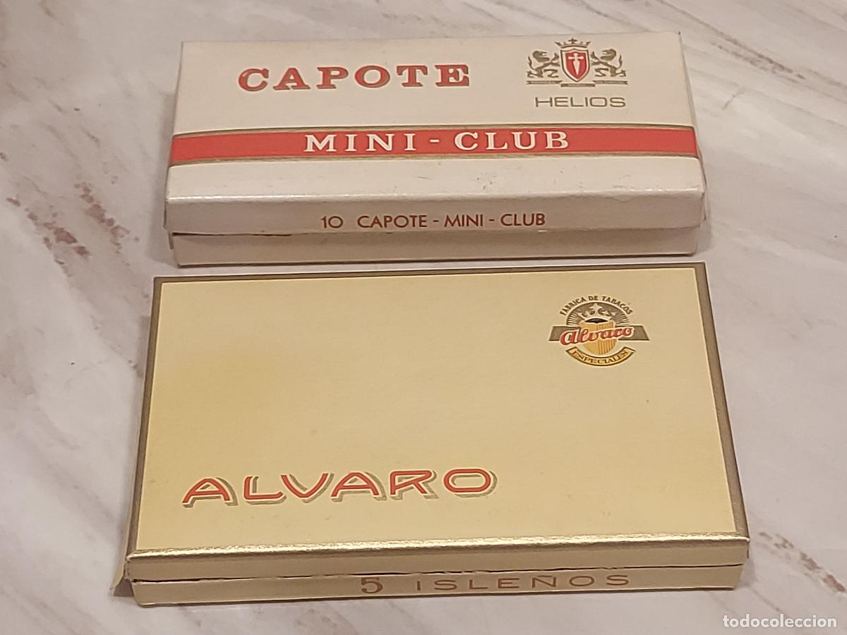 Paquetes de tabaco: LOTE 2 CAJAS PURITOS CANARIAS | &Aacute;LVARO 5 ISLE&Ntilde;OS | CAPOTE MINI-CLUB | TENERIFE | LA PALMA