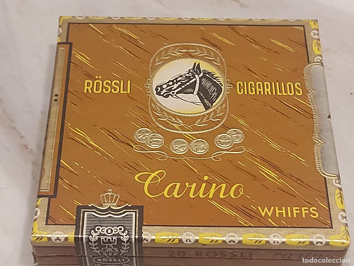 Paquetes de tabaco: R&Ouml;SSLI CARINO WHIFFS | CAJA 20 CIGARRILLOS | COMPLETA | TABACO ANTIGUO DE COLECCI&Oacute;N