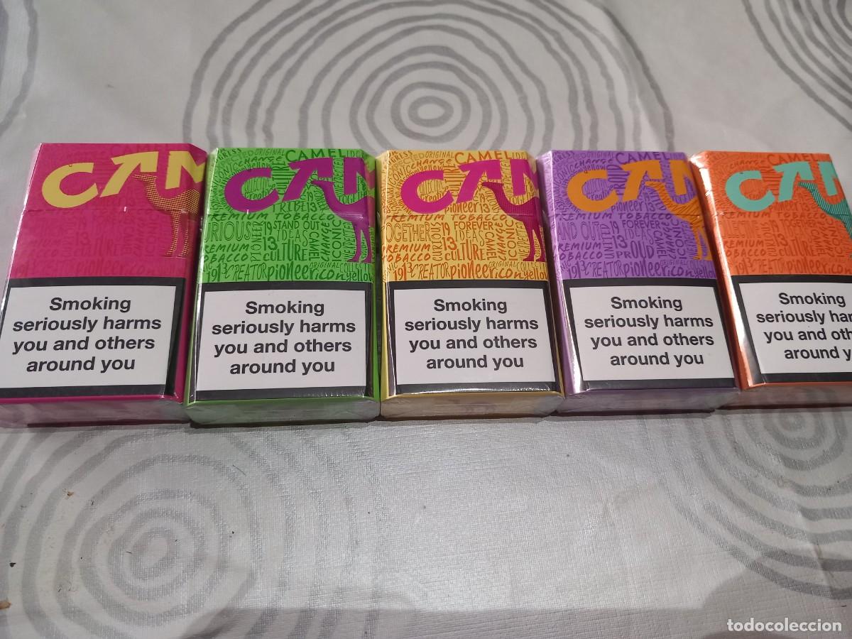 Paquetes de tabaco: Cajetillas Camel edicion limitada Dutty free