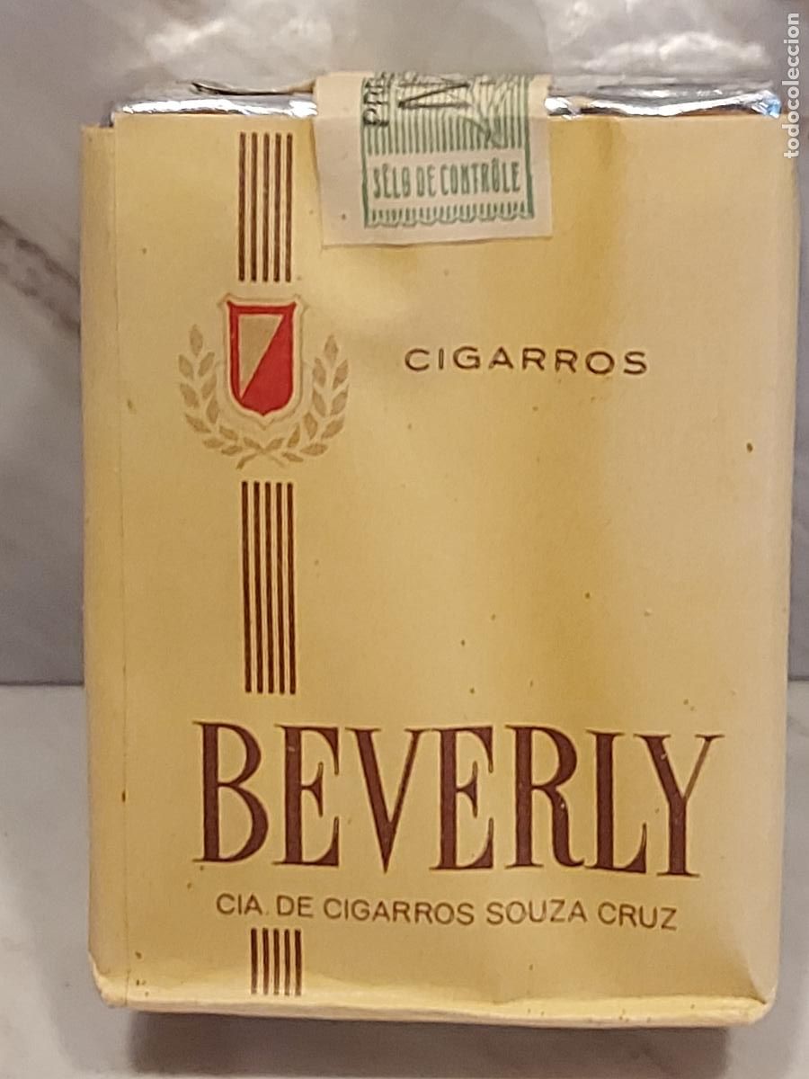 Paquetes de tabaco: BEVERLY | ANTIGUA CAJETILLA BRASIL | SOUZA CRUZ | 20 CIGARROS | PRECINTO INTACTO