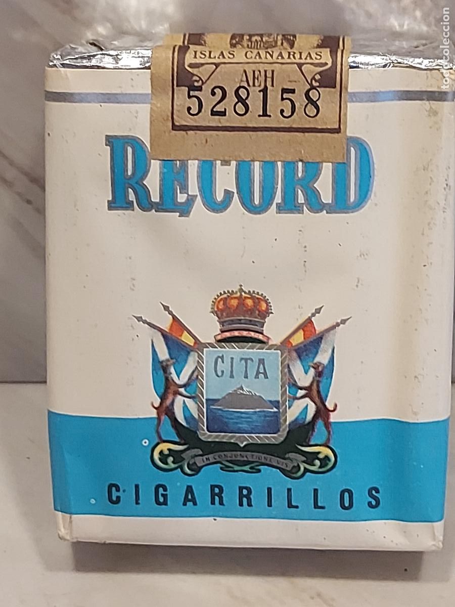 Paquetes de tabaco: RECORD | ANTIGUA CAJETILLA C.I.T.A. TENERIFE | CANARIAS | 20 CIGARRILLOS | PRECINTO INTACTO