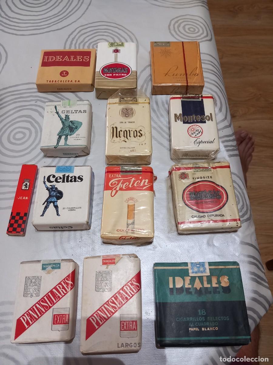 Paquetes de tabaco: Lote de cajetillas llenas