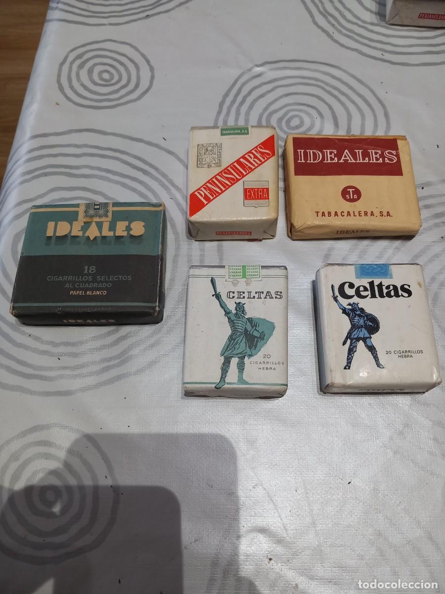 Paquetes de tabaco: Lote de 5 cajetillas llenas