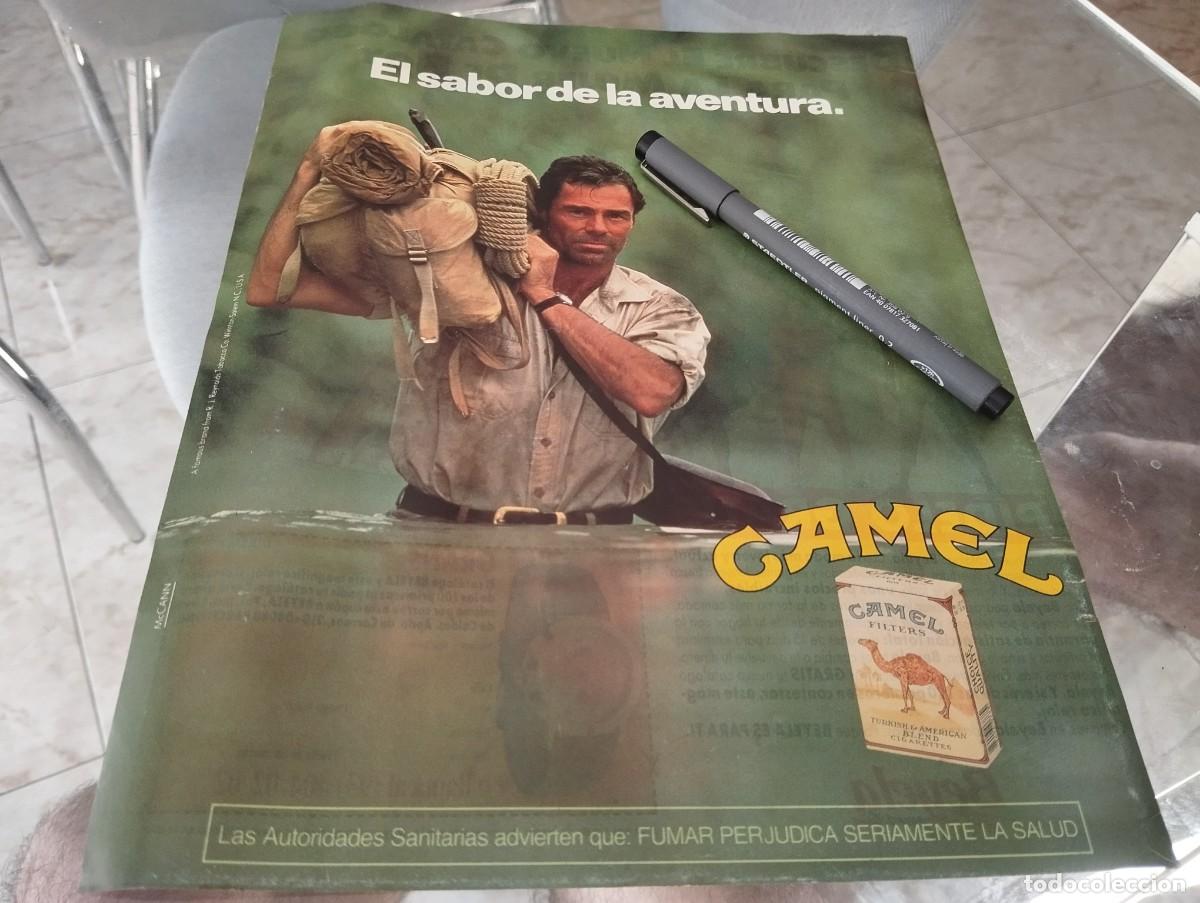 Paquetes de tabaco: TABACO CAMEL ANUNCIO PUBLICIDAD REVISTA 1991 BONITO PARA ENMARCAR