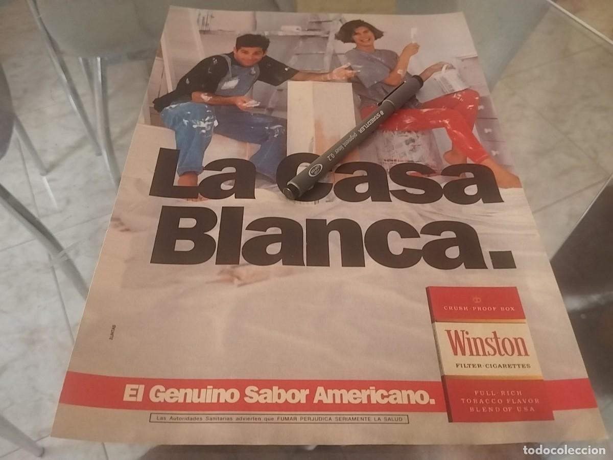 Paquetes de tabaco: TABACO WINSTON ANUNCIO PUBLICIDAD REVISTA 1992 BONITO PARA ENMARCAR