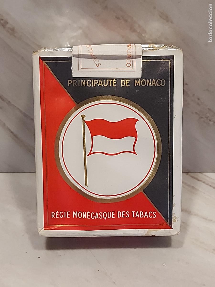 Paquetes de tabaco: ANTIGUA CAJETILLA TABACO BLACK & RED | PRINCIPAUT&Eacute; DE MONACO | R&Eacute;GIE MON&Eacute;GASQUE | PRECINTADA