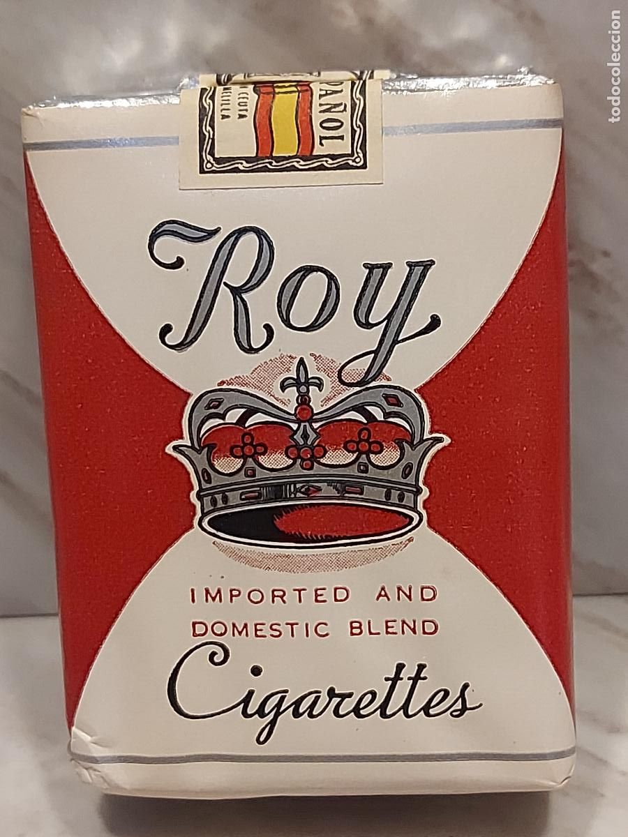 Paquetes de tabaco: ANTIGUA CAJETILLA ROY | PHILIP MORRIS USA | PRECINTO ESTADO ESPA&Ntilde;OL | CEUTA Y MELILLA