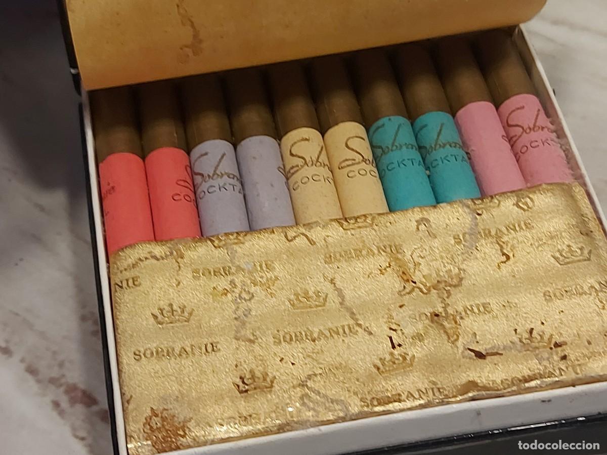 Paquetes de tabaco: ANTIGUA SOBRANIE COCKTAIL | CIGARRILLOS DE COLORES | SOBRANIE OF LONDON | MADE IN ENGLAND