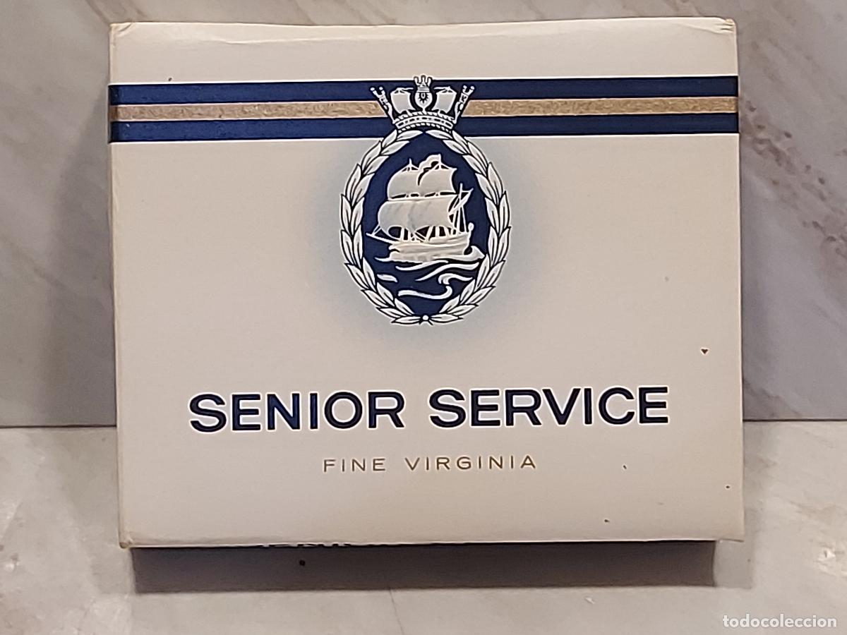 Paquetes de tabaco: ANTIGUA CAJETILLA SENIOR SERVICE | FINE VIRGINIA | 20 CIGARRILLOS | J.A. PATTREIOUEX | ENGLAND