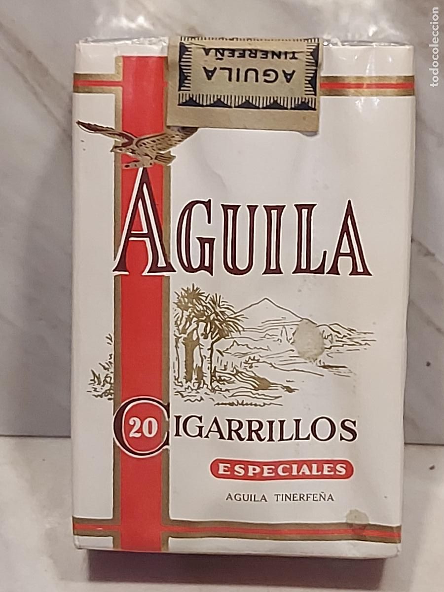 Paquetes de tabaco: &Aacute;GUILA TINERFE&Ntilde;A | 20 CIGARRILLOS ESPECIALES | ANTIGUA CAJETILLA | PRECINTO ORIGINAL