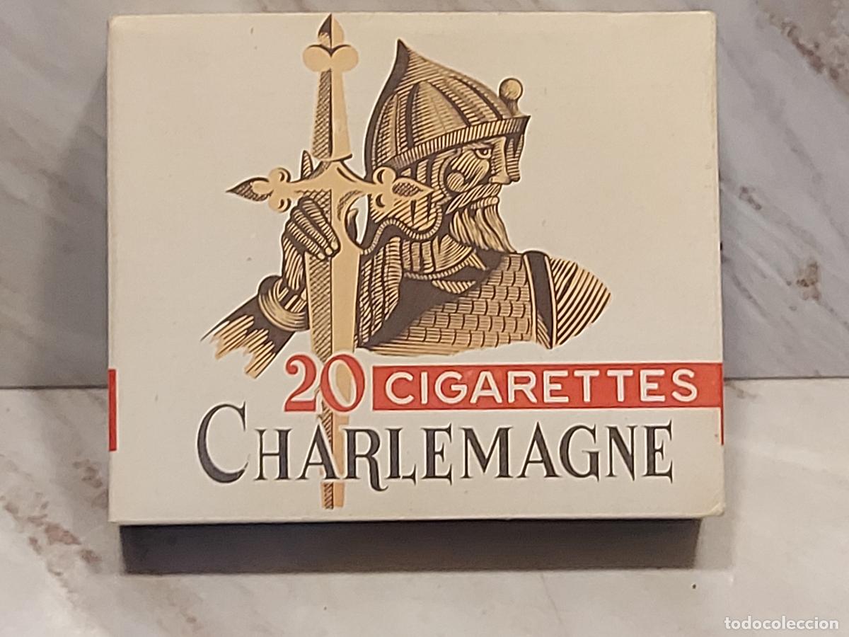 Paquetes de tabaco: ANTIGUA CAJETILLA CHARLEMAGNE | 20 CIGARRILLOS | ORIGINAL DE &Eacute;POCA | LLENA