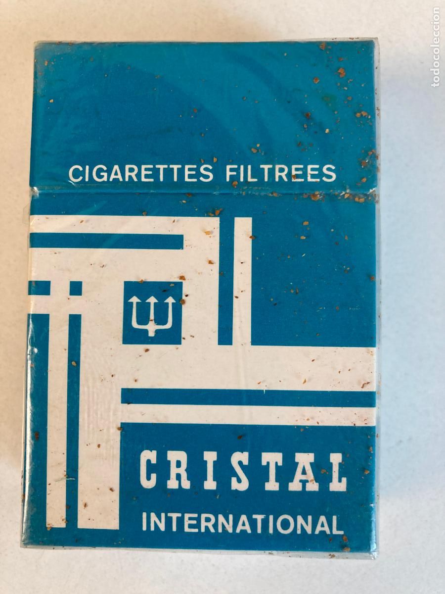 Paquetes de tabaco: PAQUETE DE TABACO CRISTAL INTERNATIONAL, CAJETILLA DURA
