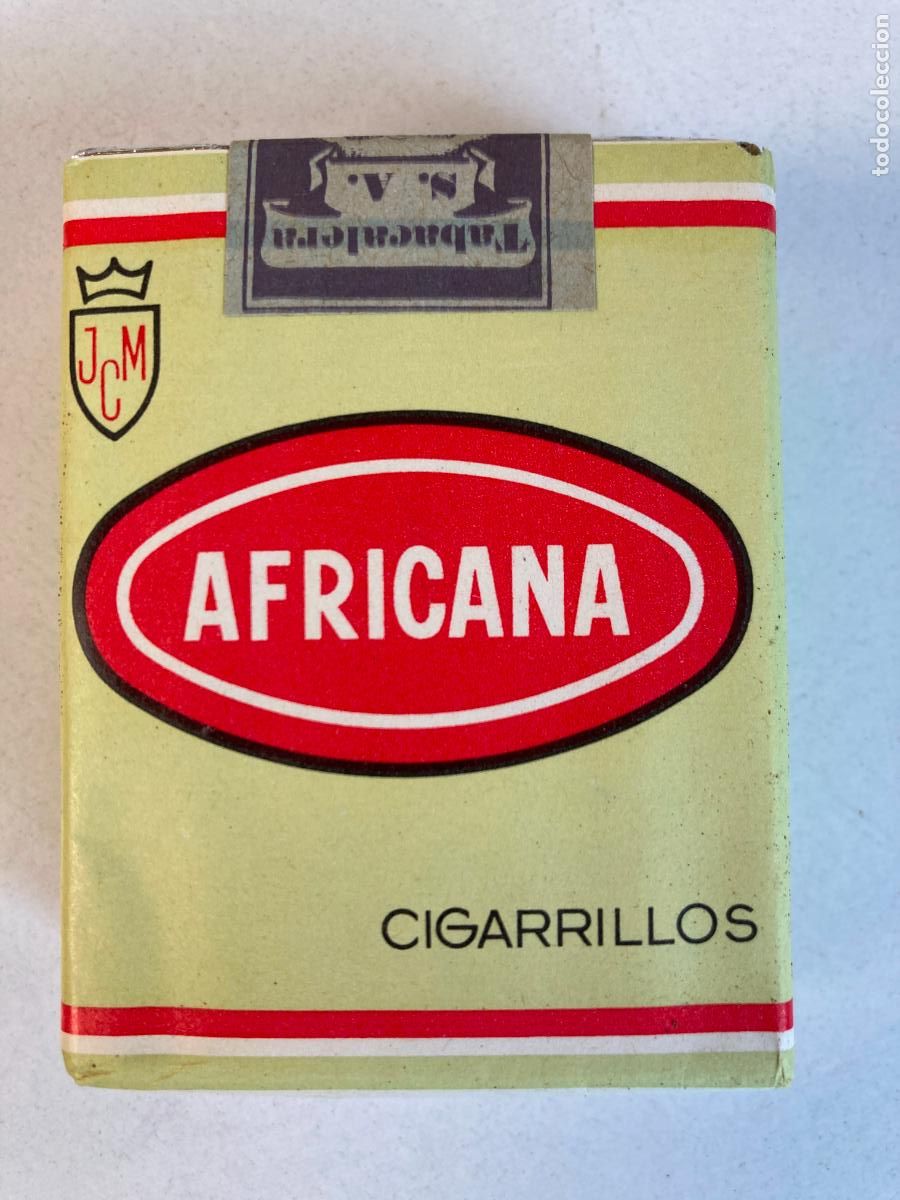 Paquetes de tabaco: PAQUETE DE TABACO AFRICANA, CAJETILLA BLANDA