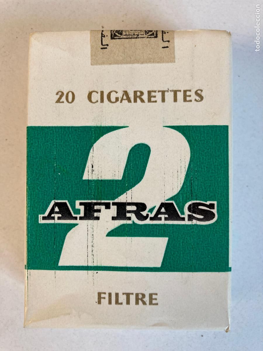 Paquetes de tabaco: PAQUETE DE TABACO 2 AFRAS, CAJETILLA BLANDA