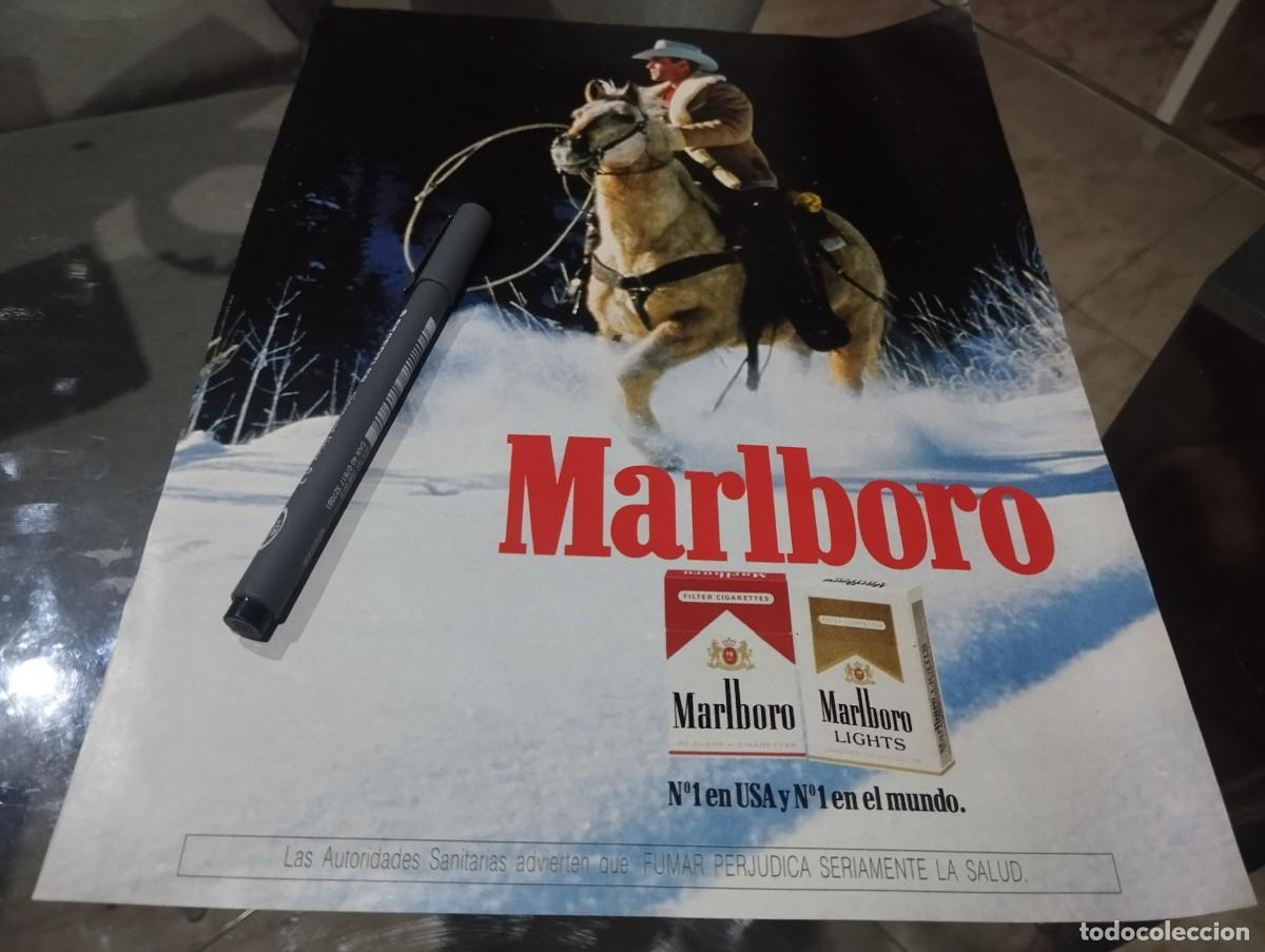Paquetes de tabaco: TABACO MARLBORO ANUNCIO PUBLICIDAD REVISTA 1992 BONITO PARA ENMARCAR
