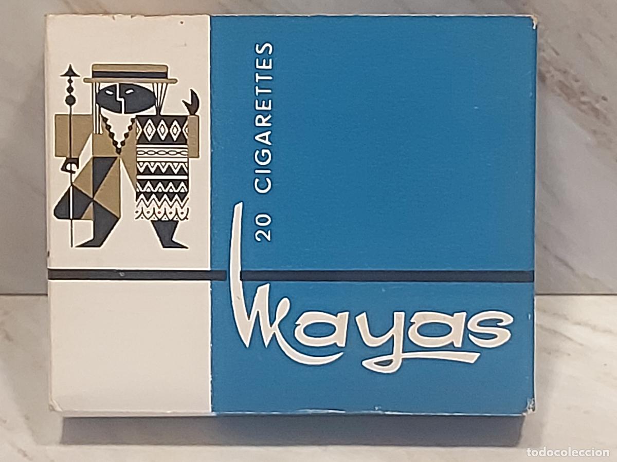 Paquetes de tabaco: MAYAS | ANTIGUA CAJETILLA 20 CIGARRILLOS | FORMATO CORREDERA | COMPLETA | TABACO COLECCI&Oacute;N