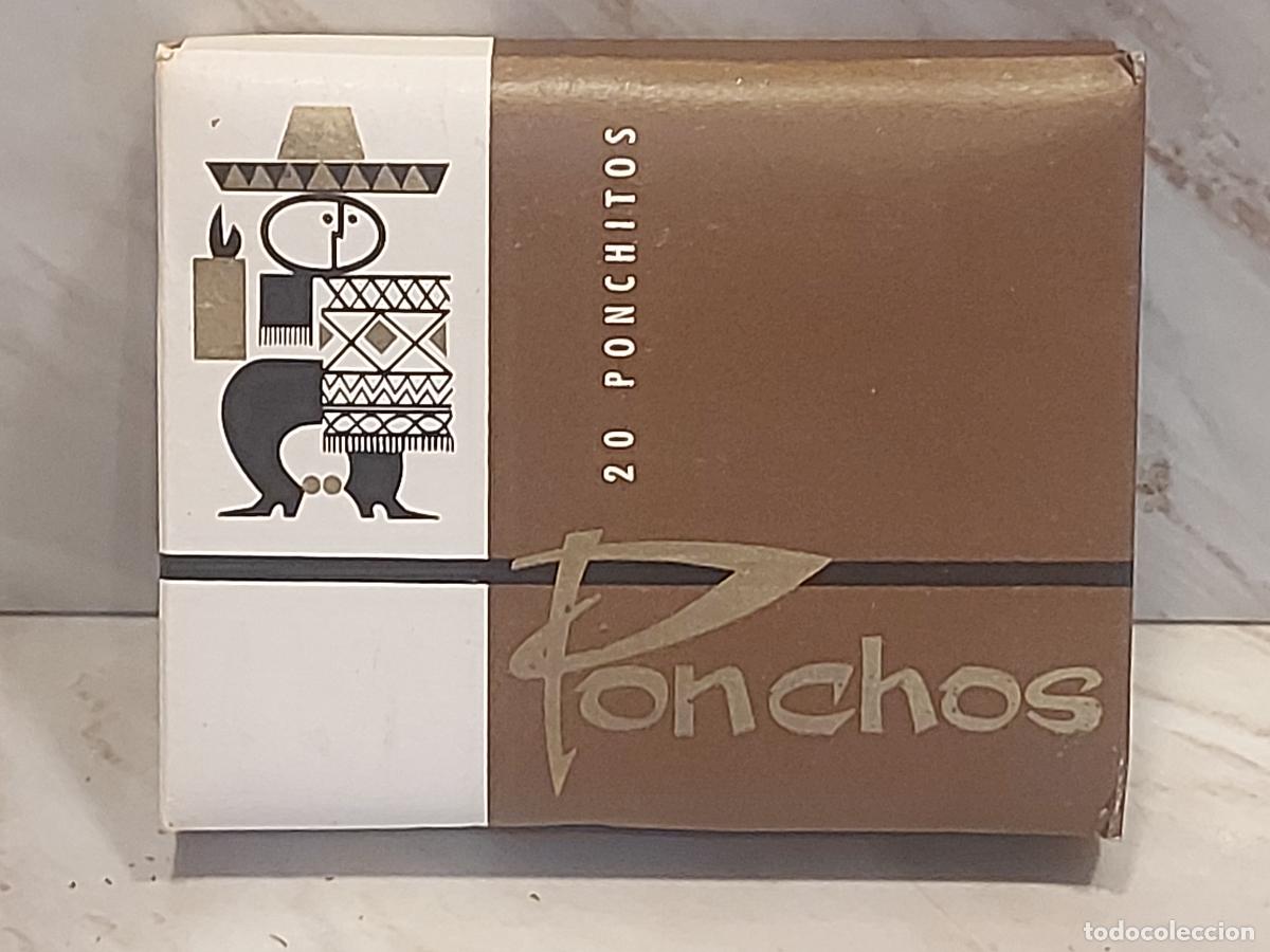 Paquetes de tabaco: PONCHOS | ANTIGUA CAJETILLA DE TABACO | 20 PONCHITOS | TABACO PURO | CATSA | COLECCIONISMO