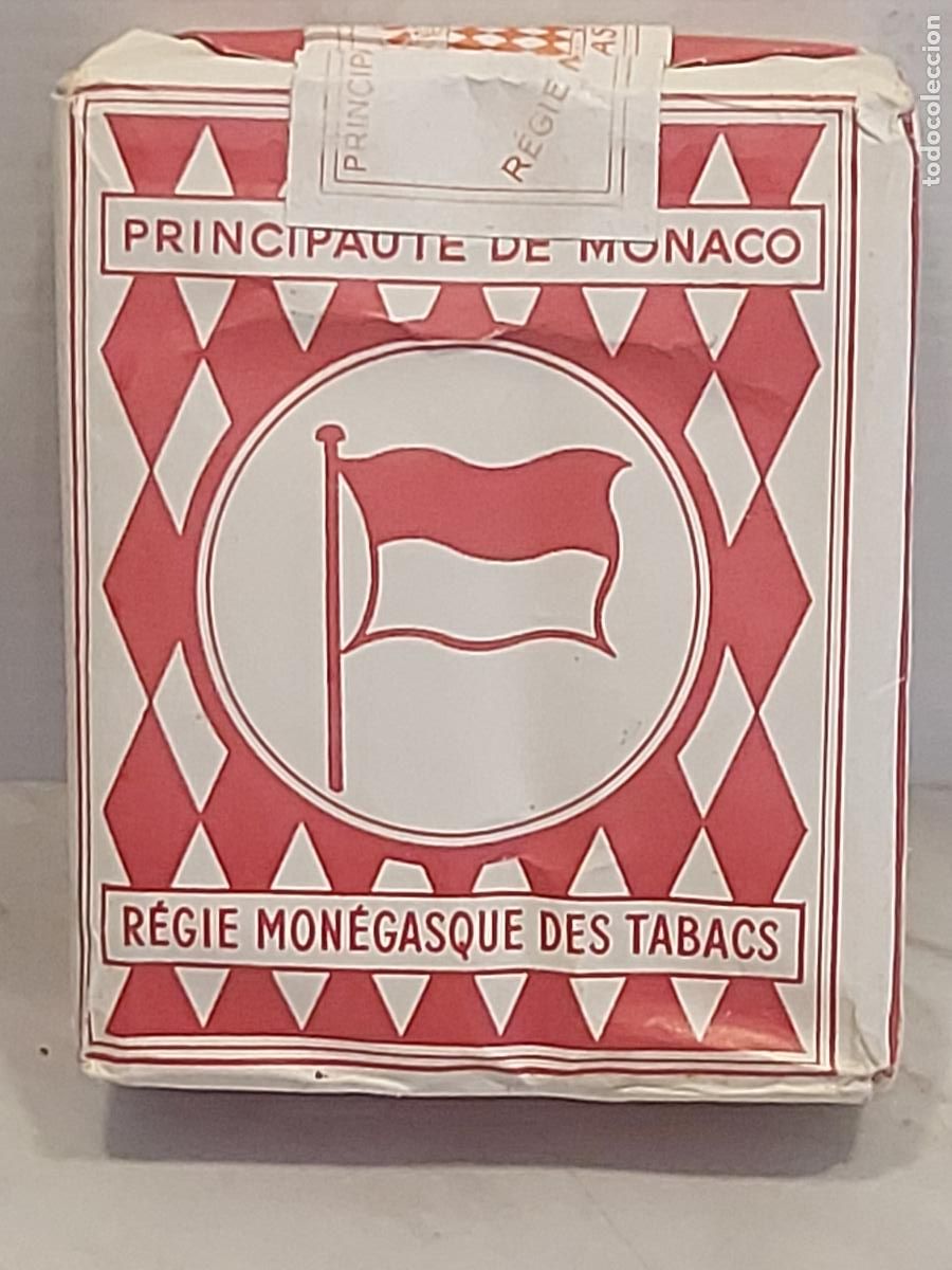 Paquetes de tabaco: ANTIGUA CAJETILLA TABACO M-C | PRINCIPAUT&Eacute; DE MONACO | R&Eacute;GIE MON&Eacute;GASQUE | 20 CIGARRILLOS SIN FILTRO