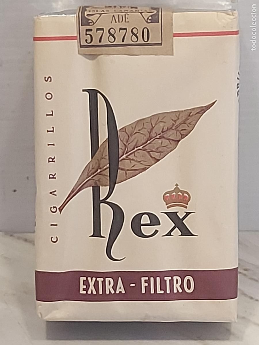 Paquetes de tabaco: REX EXTRA FILTRO | ANTIGUA CAJETILLA C.I.T.A. TENERIFE | 20 CIGARRILLOS GRAN LUJO | CANARIAS