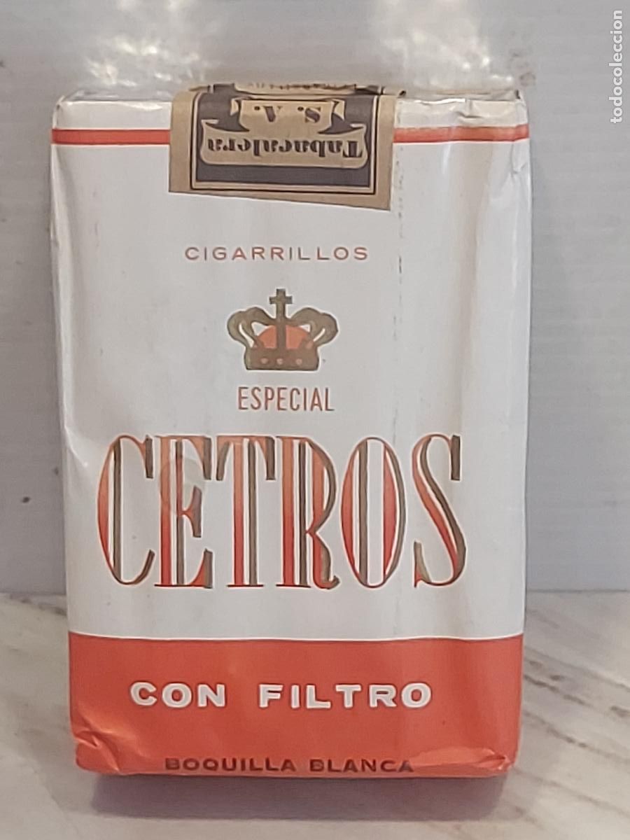 Paquetes de tabaco: CETROS ESPECIAL | ANTIGUA CAJETILLA TABACO CANARIAS | 20 CIGARRILLOS CON FILTRO | COMPLETA