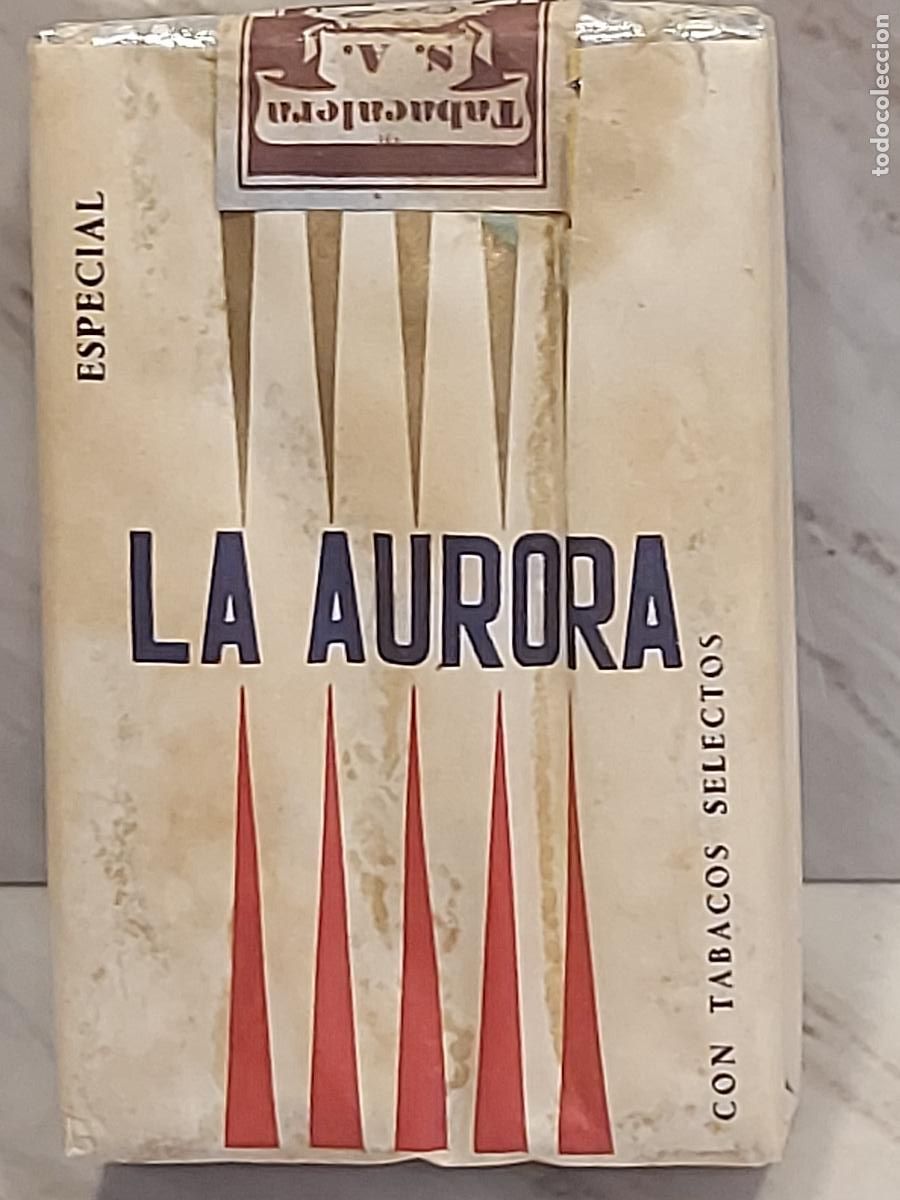 Paquetes de tabaco: LA AURORA ESPECIAL | 20 CIGARRILLOS LARGOS | TABACOS SELECTOS | ISLAS CANARIAS | CAJETILLA ANTIGUA