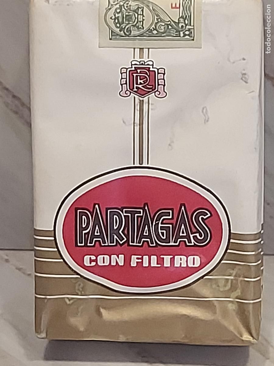 Paquetes de tabaco: PARTAG&Aacute;S CON FILTRO | 20 CIGARRILLOS | CALIDAD DEPURADA | SELLO EXPORTACI&Oacute;N | ANTIGUA CAJETILLA