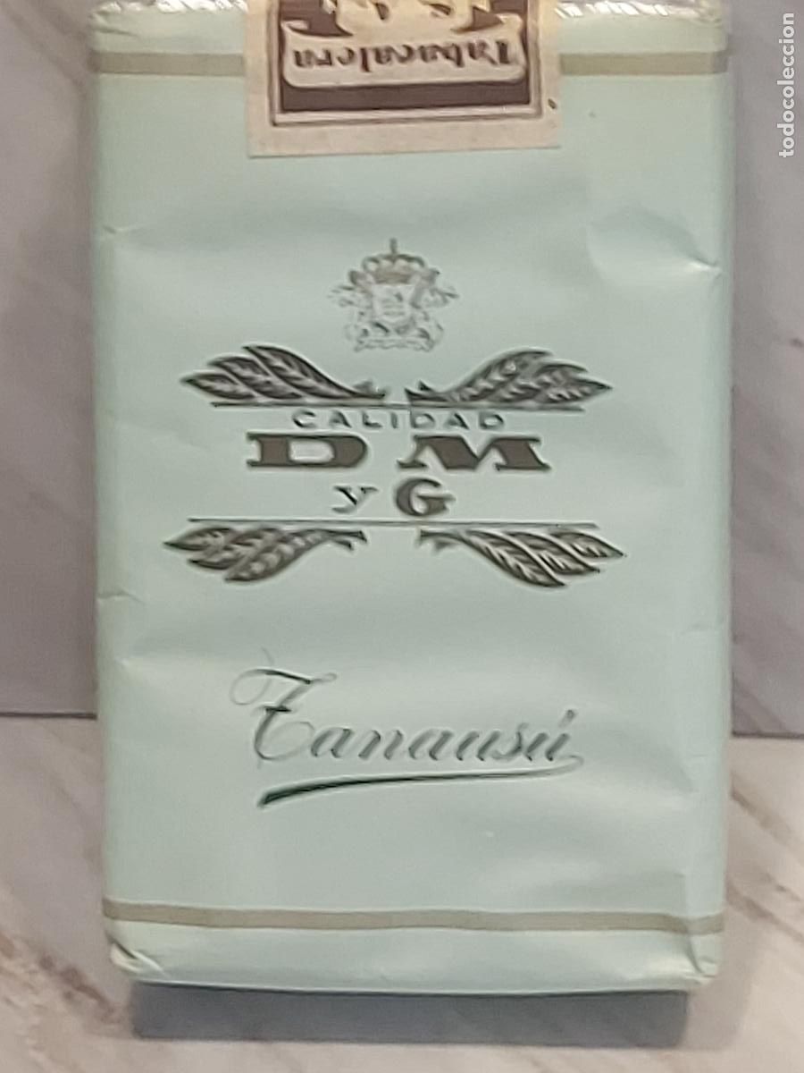 Paquetes de tabaco: TANAUS&Uacute; | ANTIGUA CAJETILLA CANARIA 20 CIGARRILLOS EXTRA FILTRO | DM Y G | A&Ntilde;OS 70