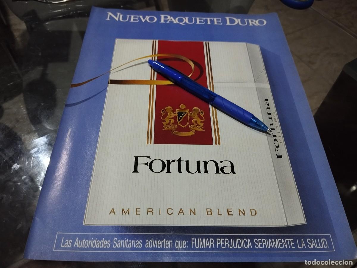 Paquetes de tabaco: TABACO FORTUNA CLIPPING ANUNCIO PUBLICIDAD REVISTA 1989 BONITO PARA ENMARCAR