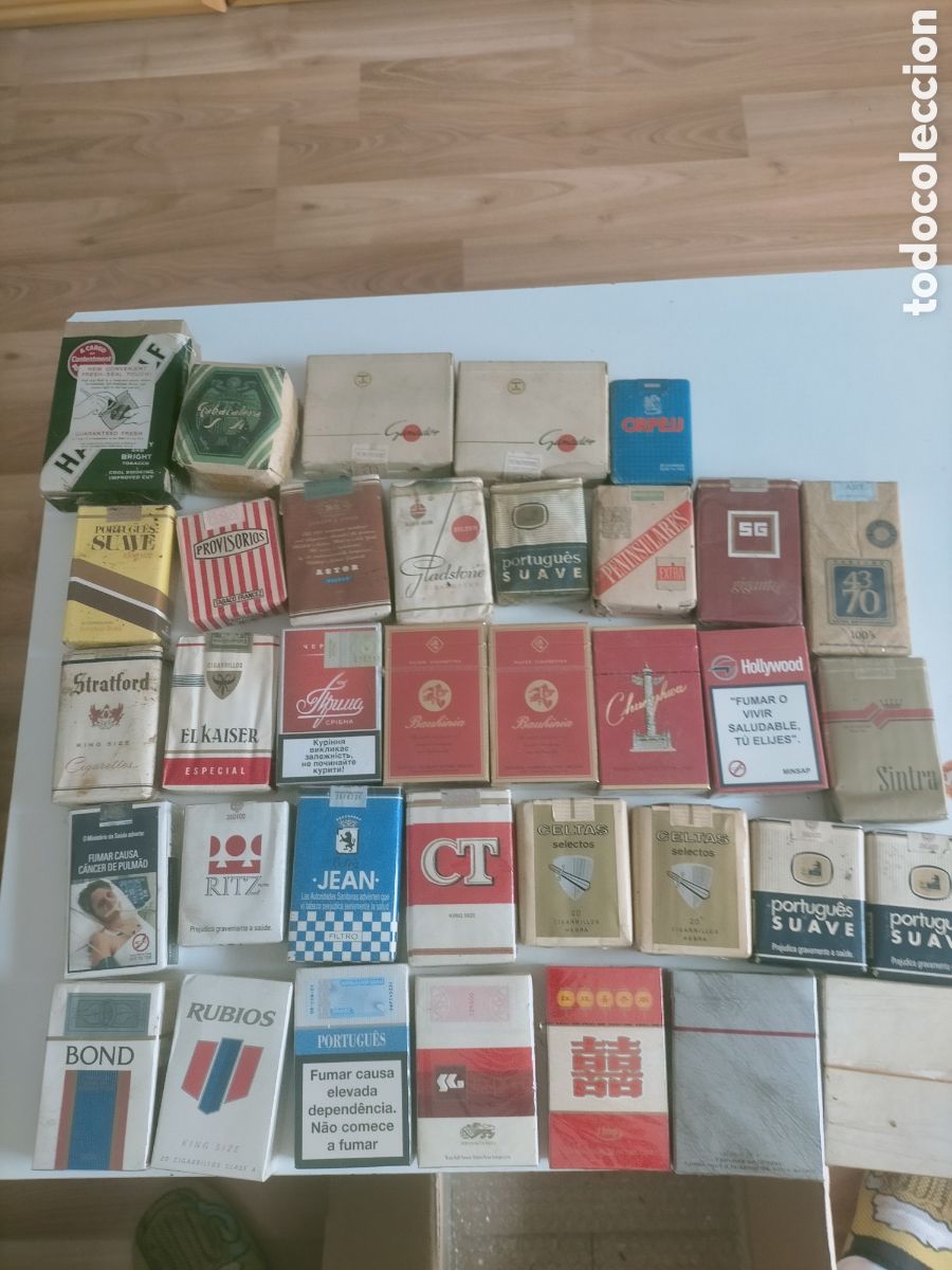 Paquetes de tabaco: Cajetillas tabaco antiguo