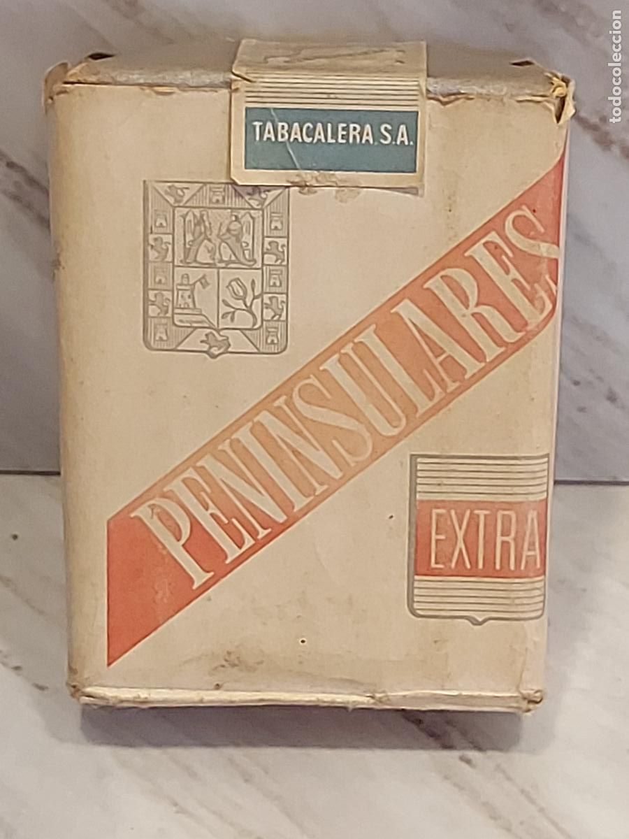 Paquetes de tabaco: ANTIGUA CAJETILLA TABACO PENINSULARES EXTRA | TABACALERA S.A. | 20 CIGARRILLOS | TIMBRE FISCAL