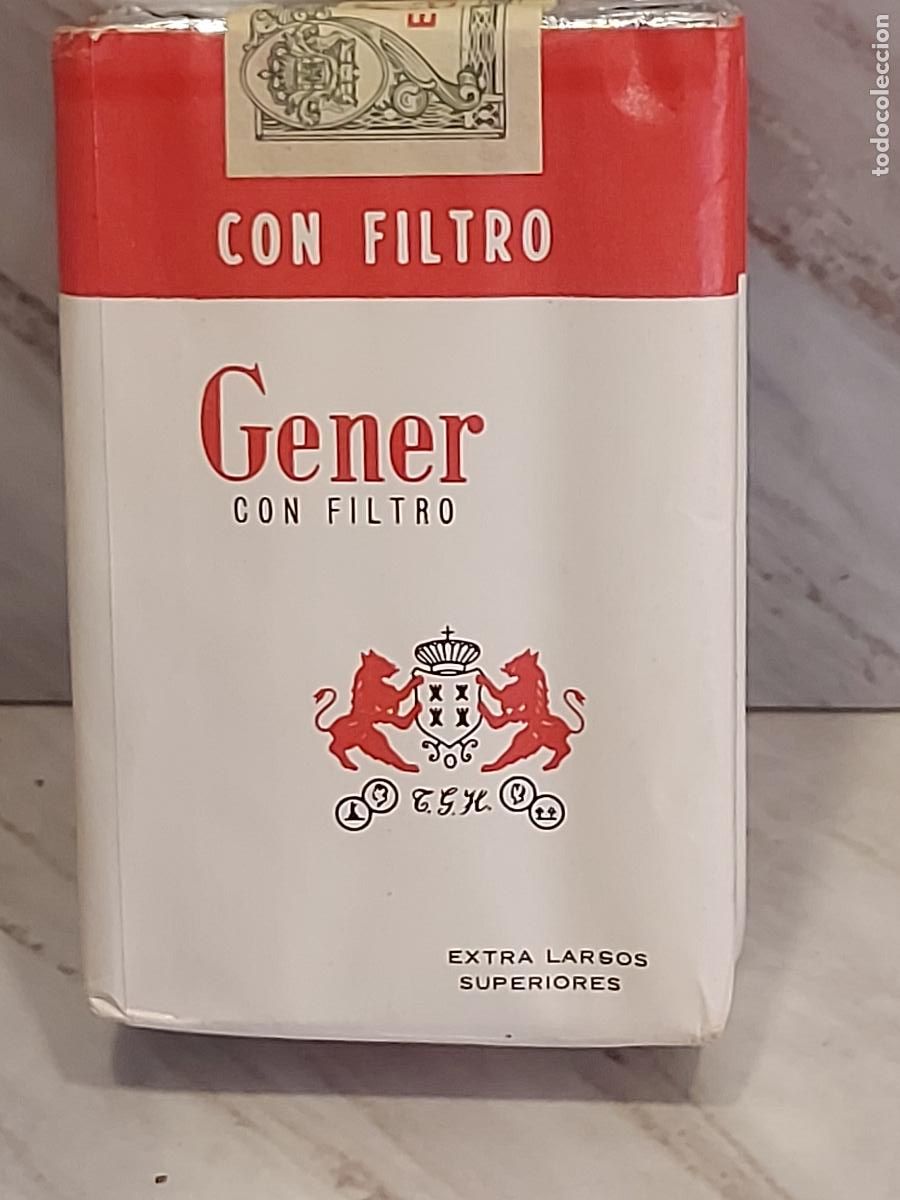 Paquetes de tabaco: GENER CON FILTRO | EXTRALARGOS SUPERIORES | ANTIGUA CAJETILLA | TIMBRE FISCAL