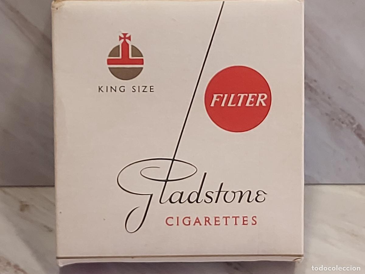 Paquetes de tabaco: GLADSTONE KING SIZE FILTER | 20 CIGARRILLOS | MADE IN HOLLAND | ANTIGUA CAJETILLA
