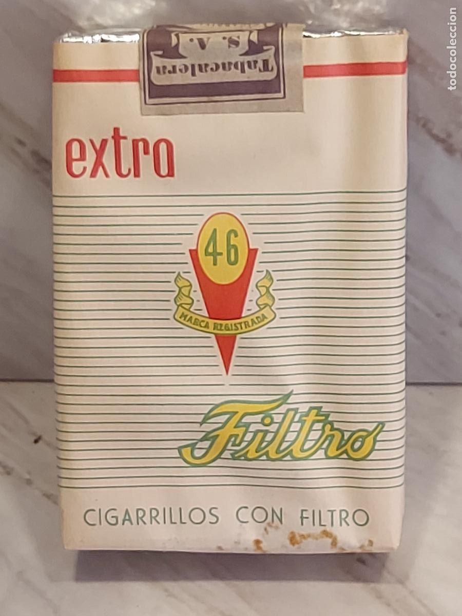 Paquetes de tabaco: 46 EXTRA FILTRO | JOS&Eacute; L&Oacute;PEZ LUIS | TENERIFE | 20 CIGARRILLOS | TIMBRE FISCAL