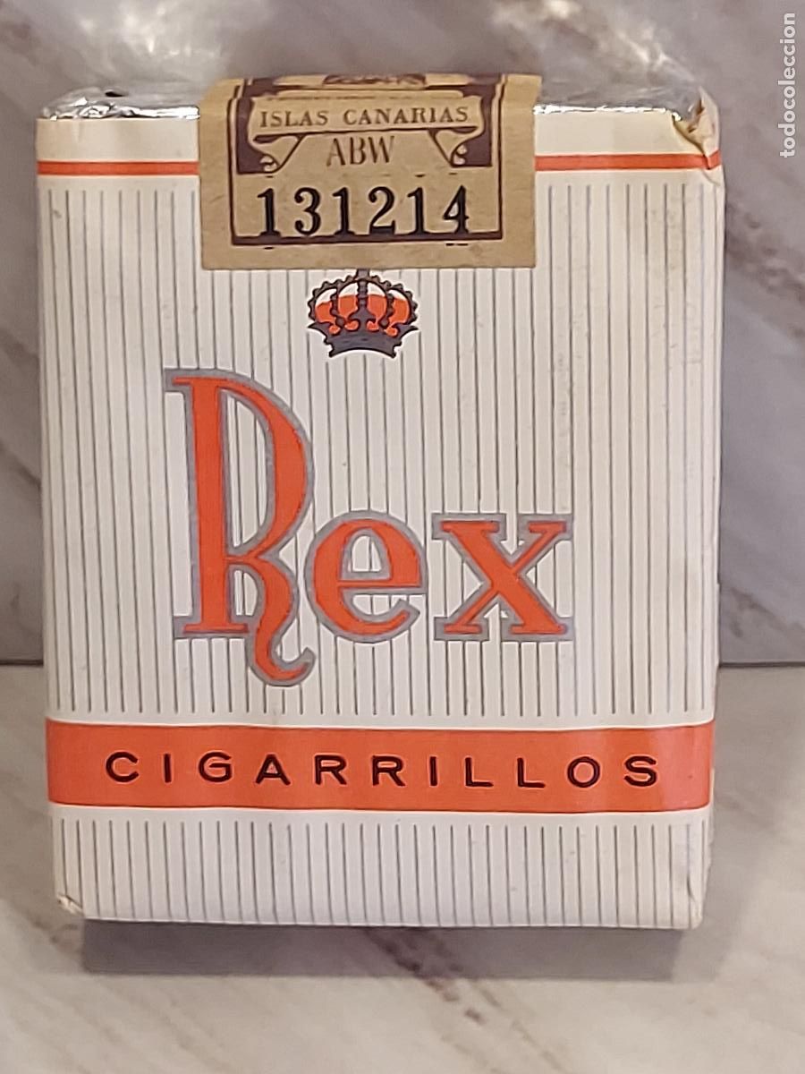 Paquetes de tabaco: REX | ANTIGUA CAJETILLA 20 CIGARRILLOS | C.I.T.A. TENERIFE | ISLAS CANARIAS | COMPLETA