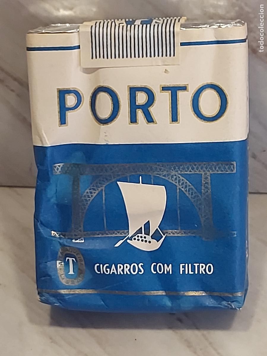 Paquetes de tabaco: PORTO | A TABAQUEIRA PORTUGAL | 20 CIGARROS CON FILTRO | CAJETILLA ANTIGUA