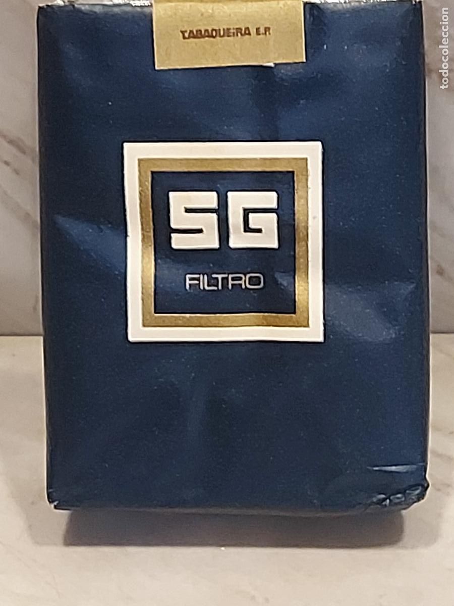 Paquetes de tabaco: SG FILTRO | ANTIGUA CAJETILLA PORTUGUESA | 20 CIGARRILLOS | TABAQUEIRA | COMPLETA