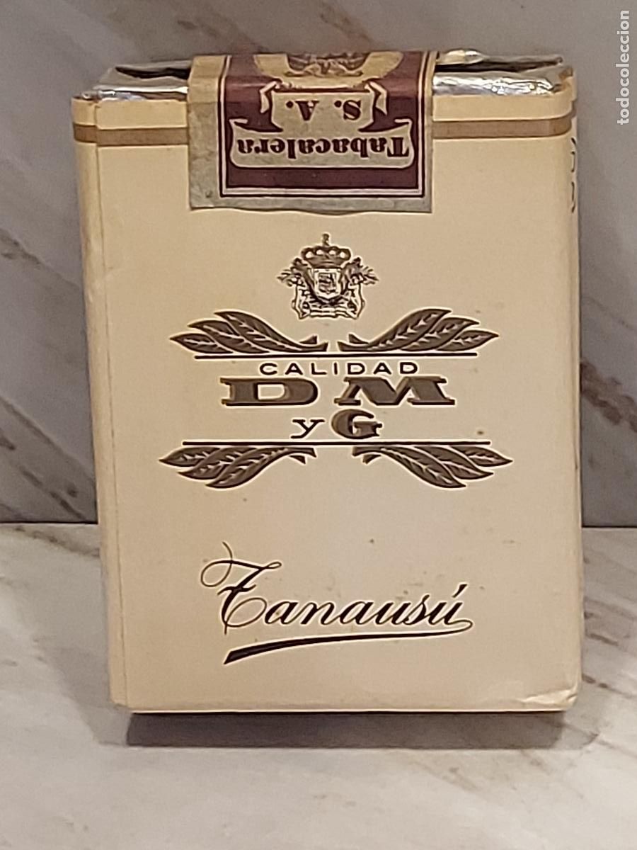Paquetes de tabaco: TANAUS&Uacute; | ANTIGUA CAJETILLA CANARIA | 20 CIGARRILLOS FINOS | TIMBRE FISCAL BNH 678410 | COMPLETA