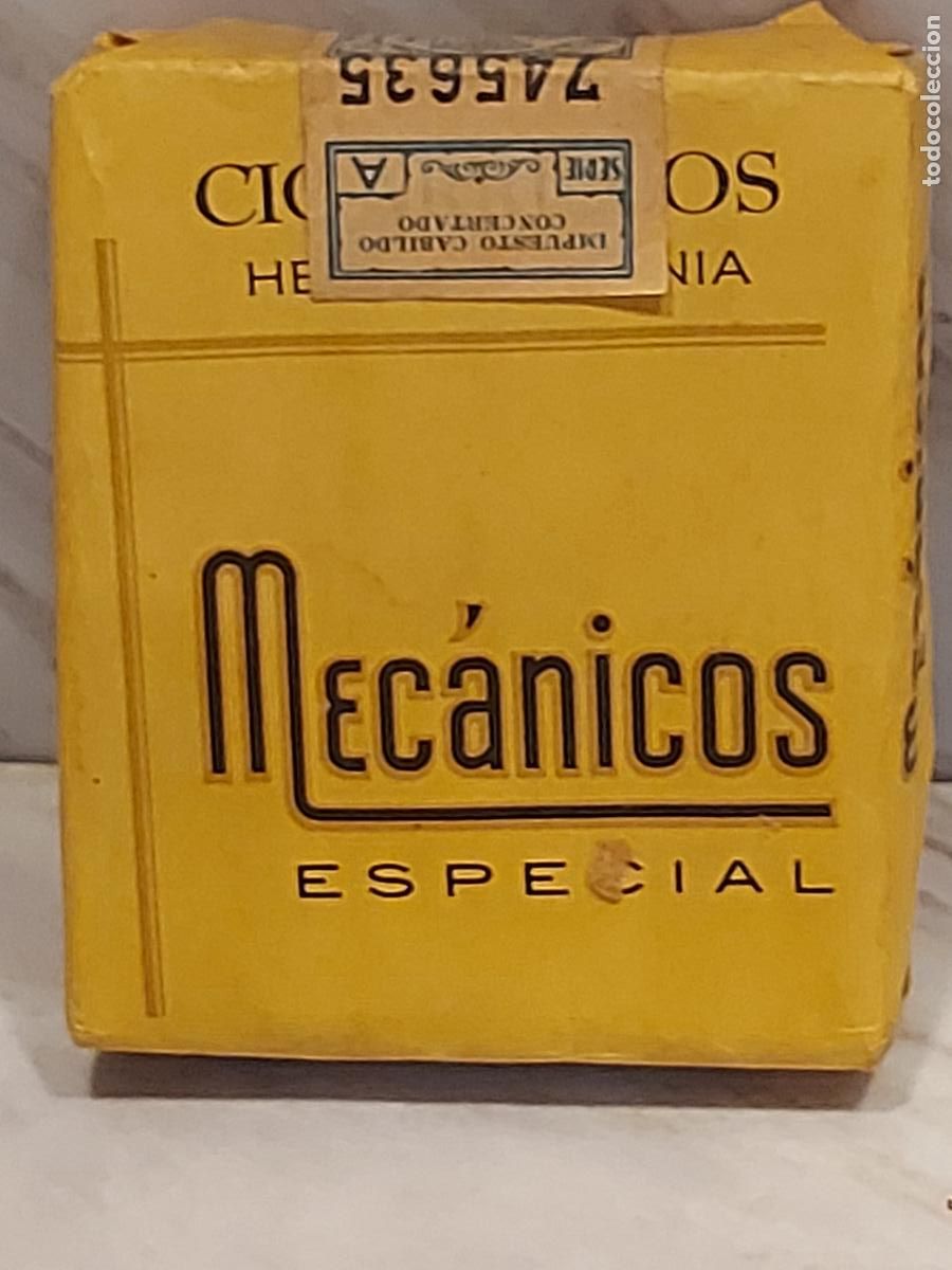 Paquetes de tabaco: MEC&Aacute;NICOS ESPECIAL | ANTIGUA CAJETILLA CANARIA | LLENA | TIMBRE FISCAL INTACTO | PVP 4 PTAS