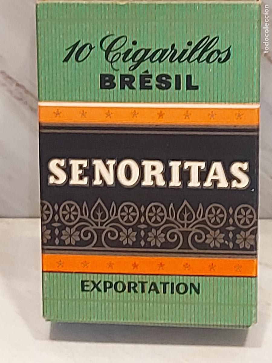 Paquetes de tabaco: ANTIGUA CAJETILLA SE&Ntilde;ORITAS BR&Eacute;SIL EXPORTATION | 10 CIGARRILLOS | FRANCIA | LLENA