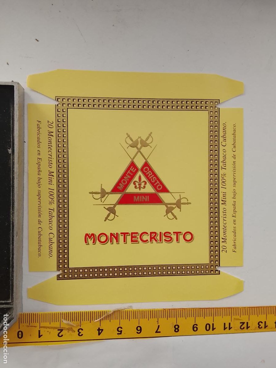 Paquetes de tabaco: ETIQUETA MONTECRISTO PERFECTO ESTADO MINI TABACO CUBANO - PUROS - MECHEROS - FUMAR
