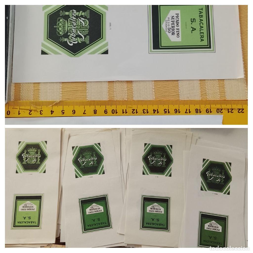 Paquetes de tabaco: 1 GRAN ETIQUETA PRECINTO tabacalera s.a. PICADURA FINO SUPERIOR