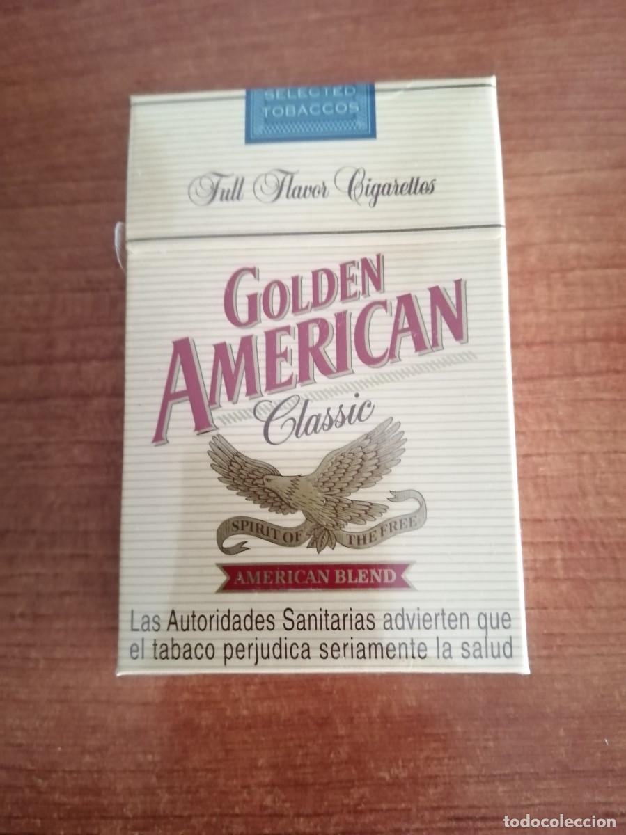 Paquetes de tabaco: CAJETILLA TABACO. CIGARRILLOS GOLDEN AMERICAN CLASSIC (PRECINTADA)