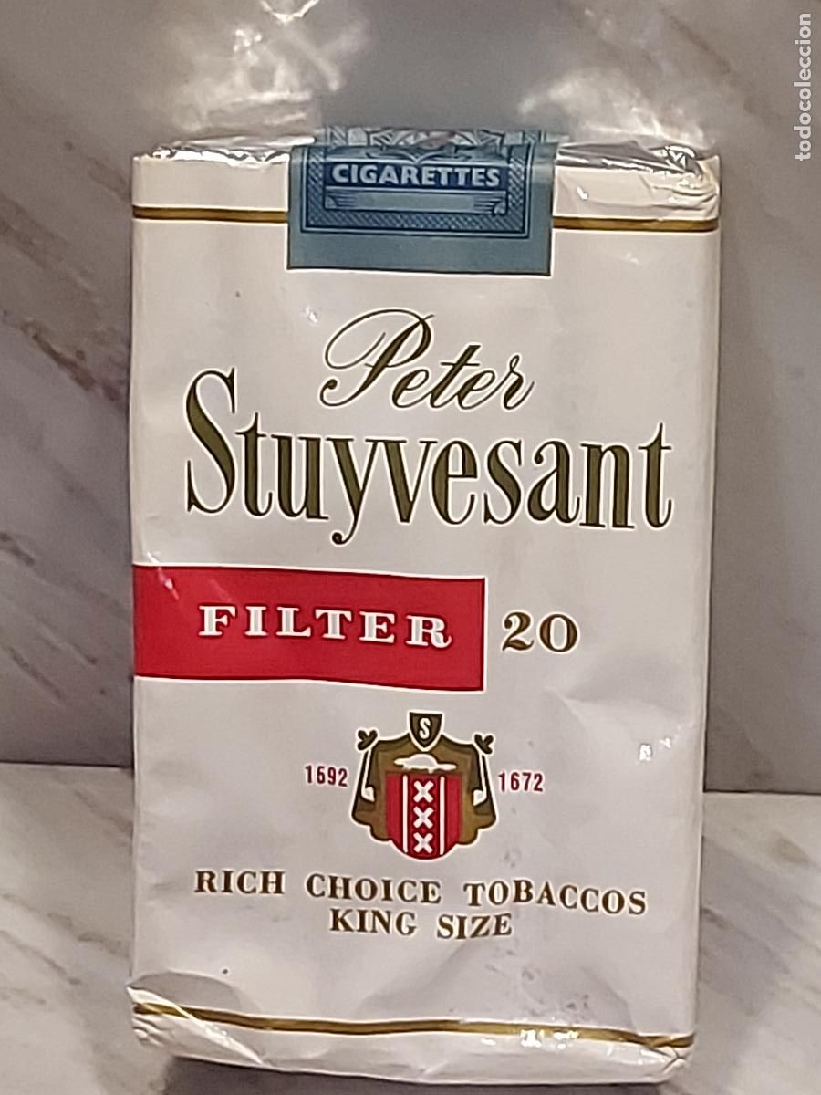 Paquetes de tabaco: PETER STUYVESANT FILTER 20 | KING SIZE | A&Ntilde;OS 60 | LLENA | TIMBRE FISCAL INTACTO