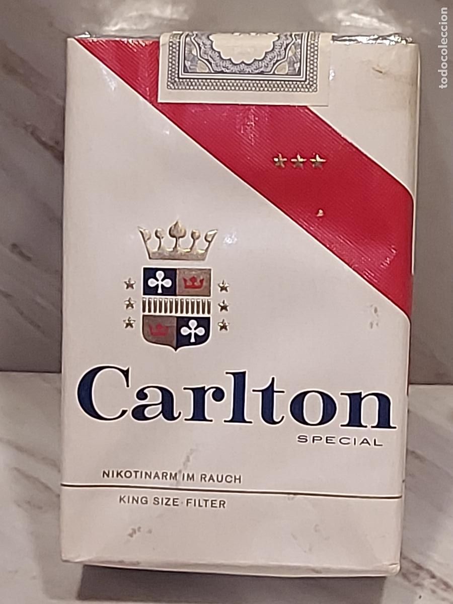 Paquetes de tabaco: CARLTON SPECIAL | KING SIZE FILTER | ANTIGUA CAJETILLA LLENA | TIMBRE FISCAL ALEM&Aacute;N INTACTO