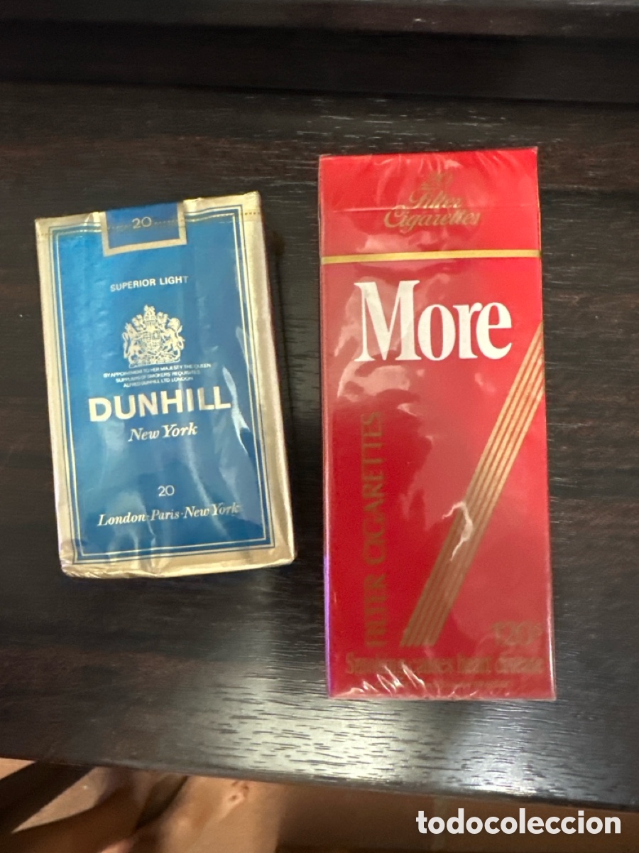 Paquetes de tabaco: Paquetes de Tabaco MORE antiguos de coleccion